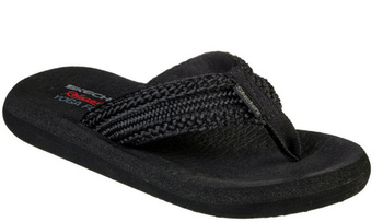 Buty klapki damskie Skechers Asana - Hidden Valley (119107-BBK)