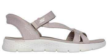 Buty sandały damskie Skechers Slip-ins GO WALK Flex Sandal - Illuminate (141481-TPE)