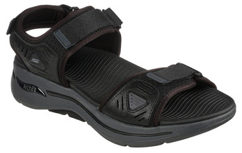 Sandały męskie SKECHERS GO WALK Arch Fit Sandal (229020-BKCC)