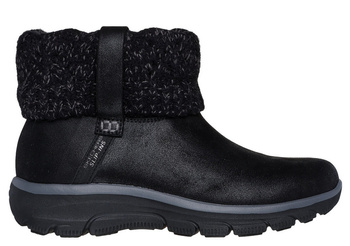 Buty damskie Skechers Slip-ins Relaxed Fit Easy Going Cozy Weather  (168033-BLK)