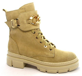 Buty damskie botki Filipczyk Welur (9981/3/DEGA/WELUR)