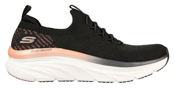 Buty damskie SKECHERS Relaxed Fit: D'LUX WALKER LET IT GLOW (149366-BKRG)