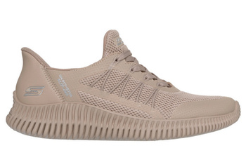 Buty damskie SKECHERS Slip-ins: BOBS Geo Lite  (117413 - TAN)