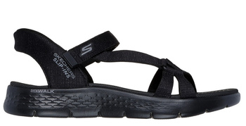 Buty sandały damskie Skechers Slip-ins GO WALK Flex Sandal - Illuminate (141481-BBK)